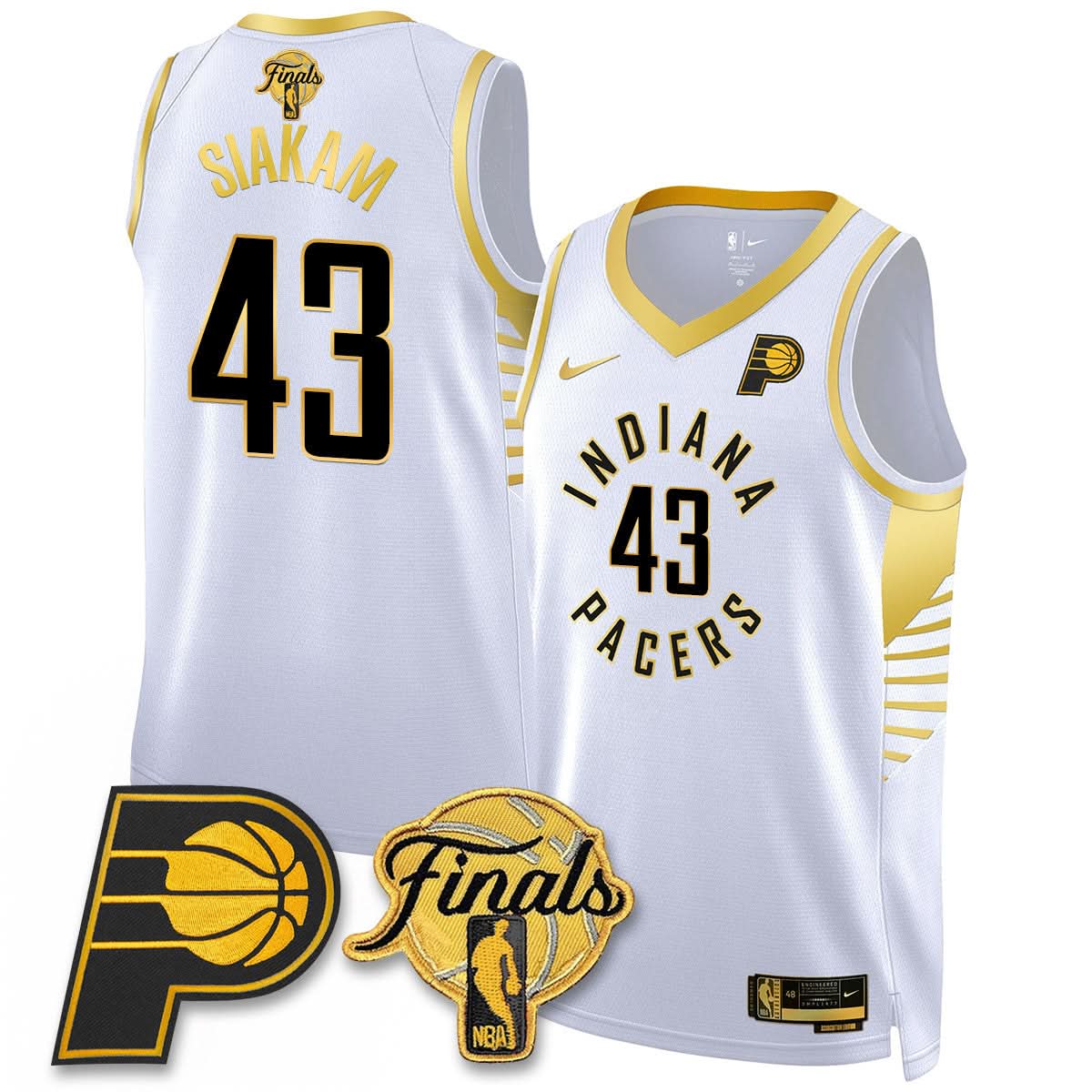 Indiana Pacers Swingman Jersey Final Patch - Stitched