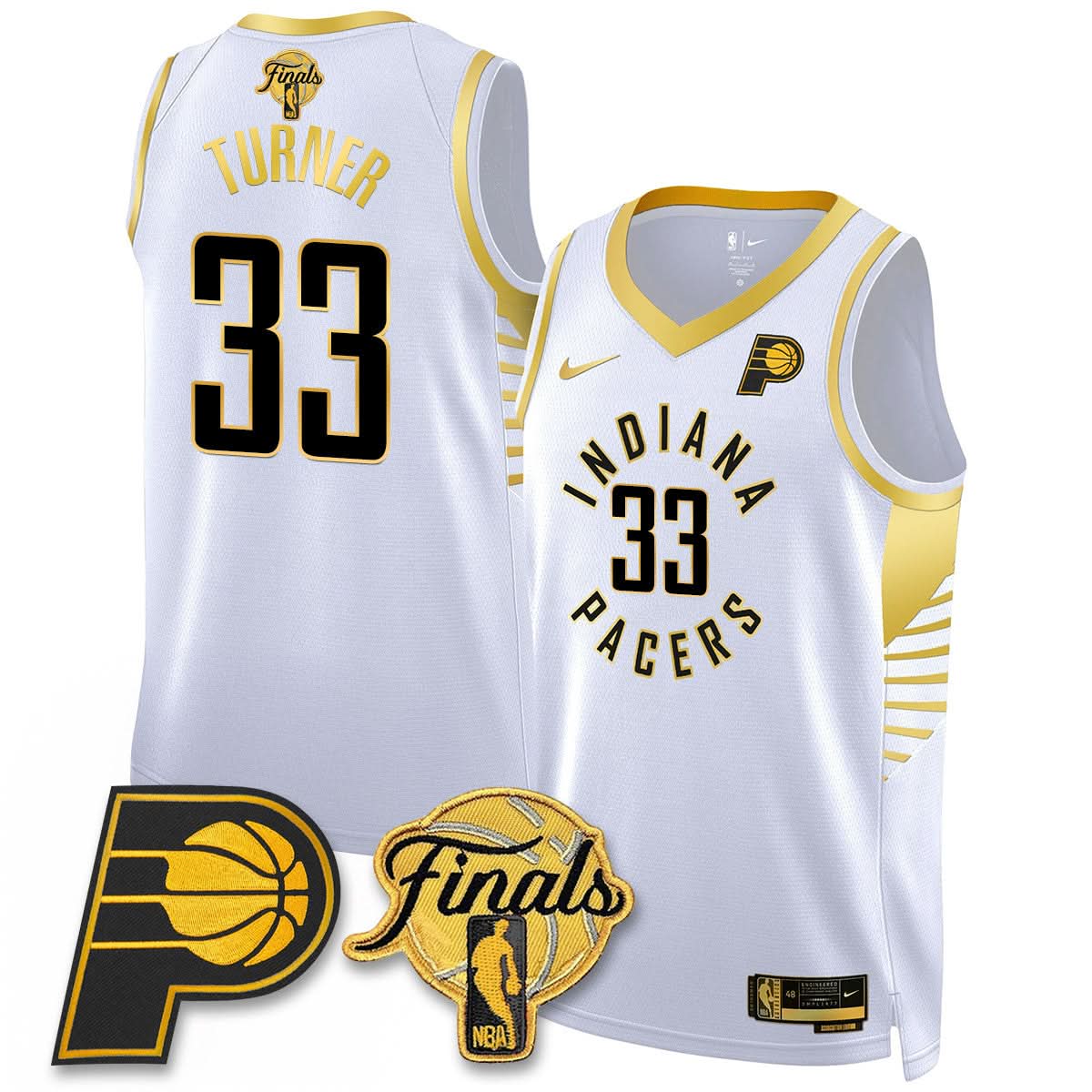 Indiana Pacers Swingman Jersey Final Patch - Stitched