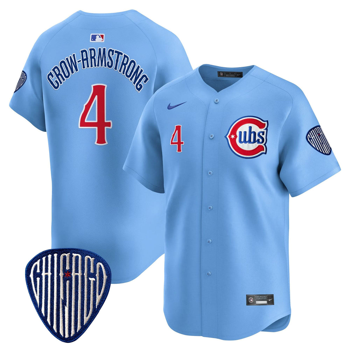 Chicago Cubs Blue Alternate Vapor Premier Limited Jersey - Stitched