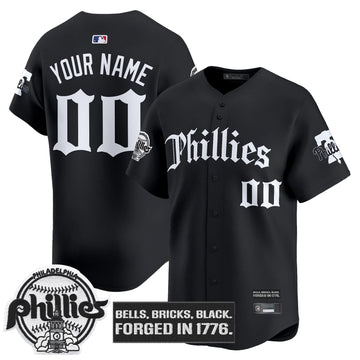 Philadelphia Phillies 'Gothic Liberty Edition' Vapor Premier Limited Custom Jersey - Stitched