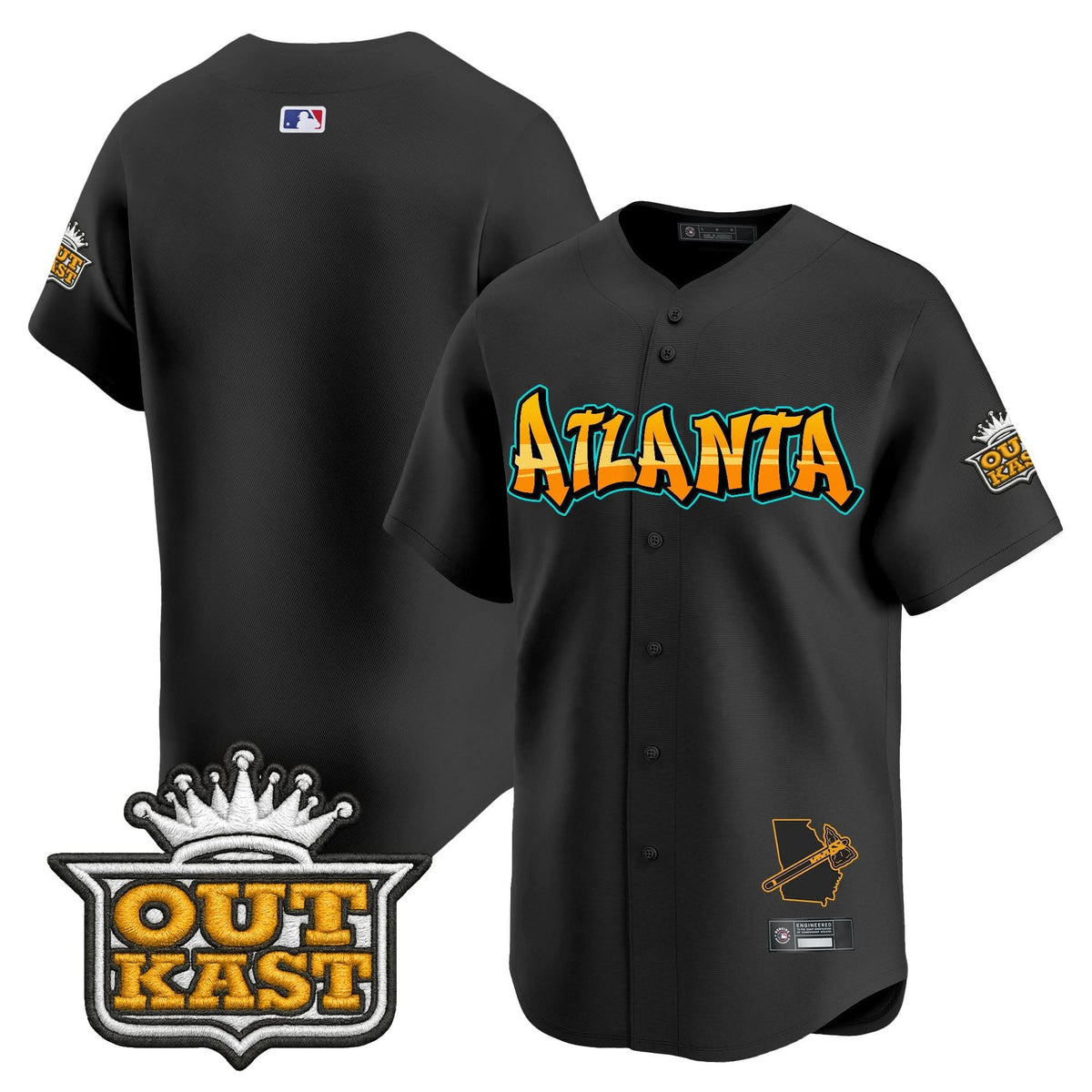 Atlanta Braves 'Graffiti A-Town Edition' Vapor Premier Limited Jersey - Stitched