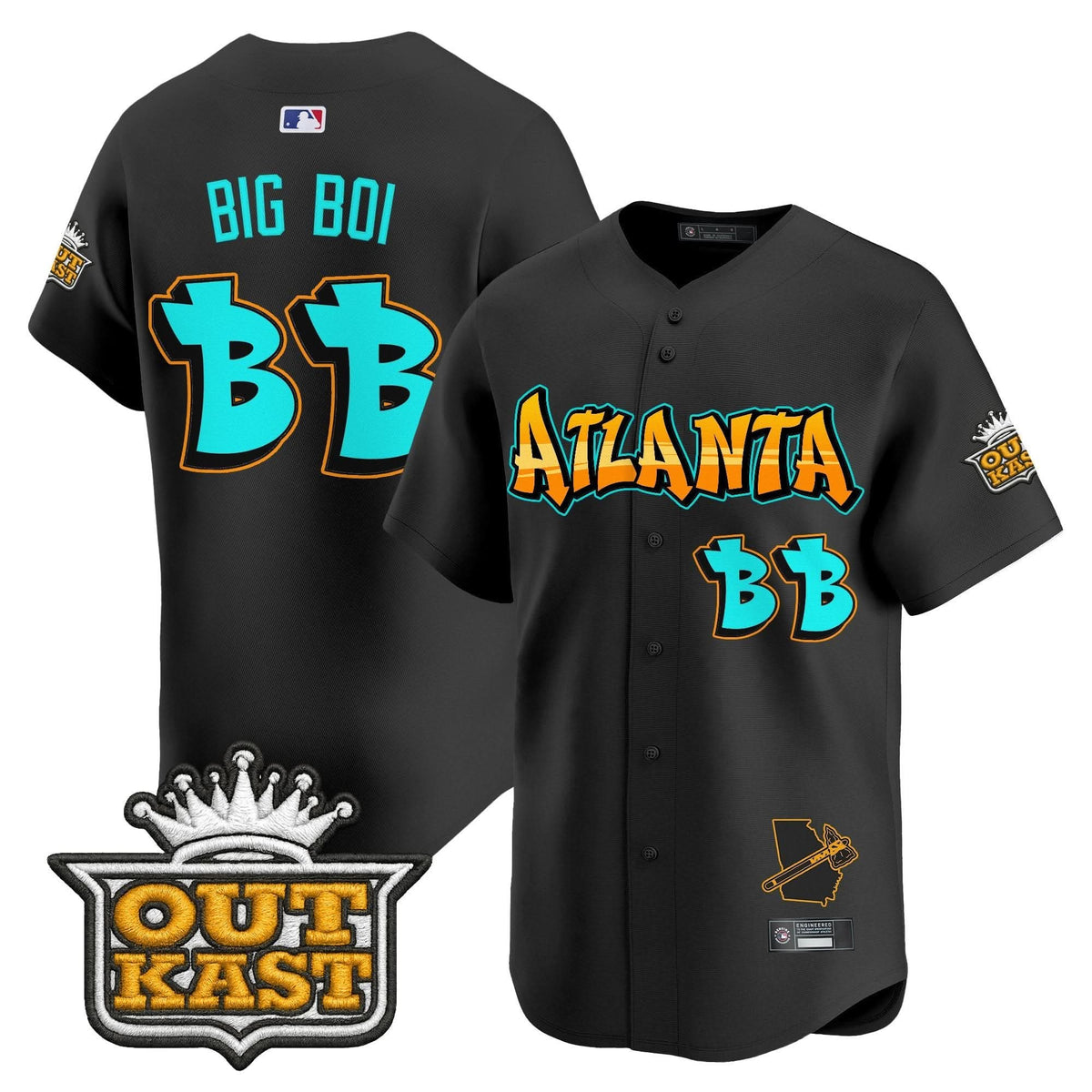 Atlanta Braves 'Graffiti A-Town Edition' Vapor Premier Limited Jersey - Stitched