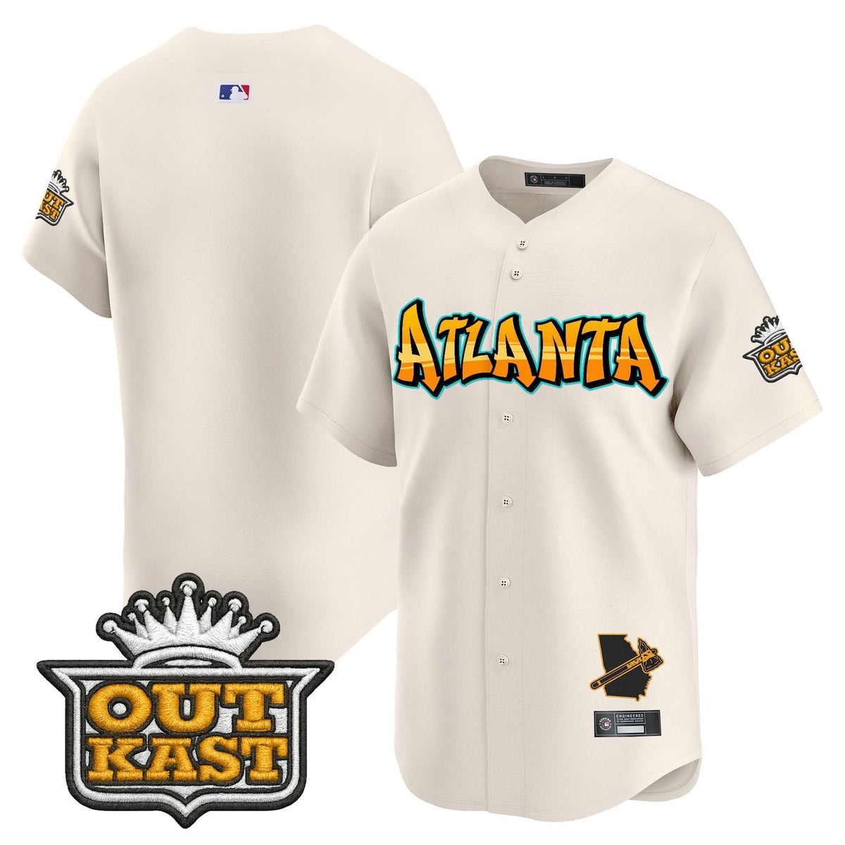 Atlanta Braves 'Graffiti A-Town Edition' Vapor Premier Limited Jersey - Stitched