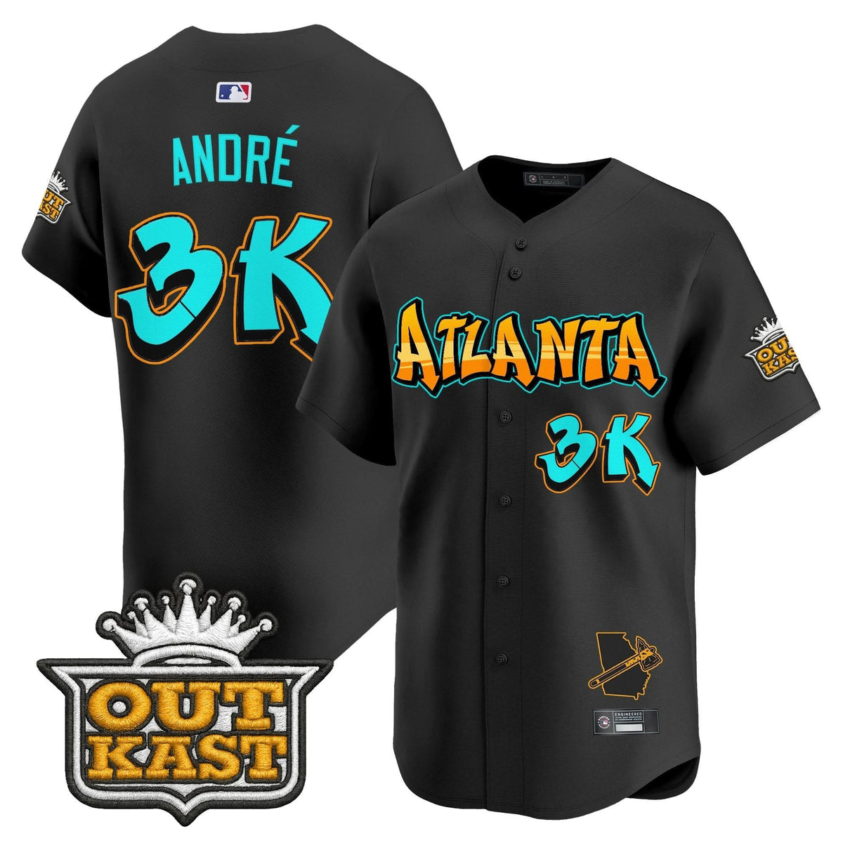 Atlanta Braves 'Graffiti A-Town Edition' Vapor Premier Limited Jersey - Stitched