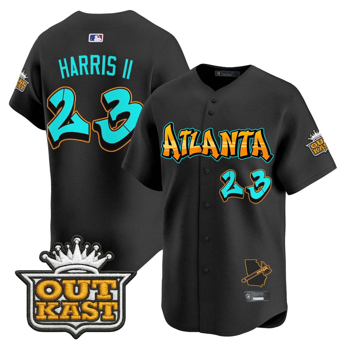 Atlanta Braves 'Graffiti A-Town Edition' Vapor Premier Limited Jersey - Stitched