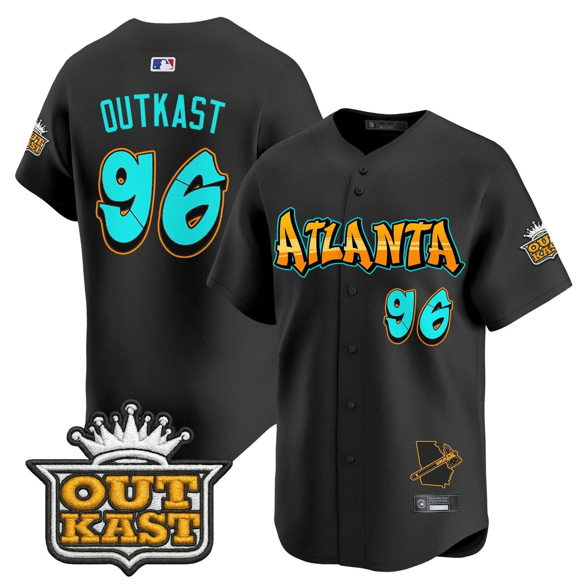Atlanta Braves 'Graffiti A-Town Edition' Vapor Premier Limited Jersey - Stitched