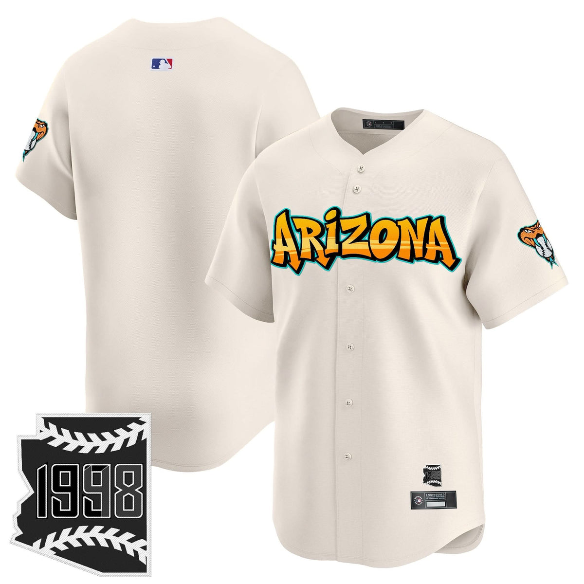 Arizona Diamondbacks 'Graffiti Desert Ink Edition' Vapor Premier Limited Jersey - Stitched