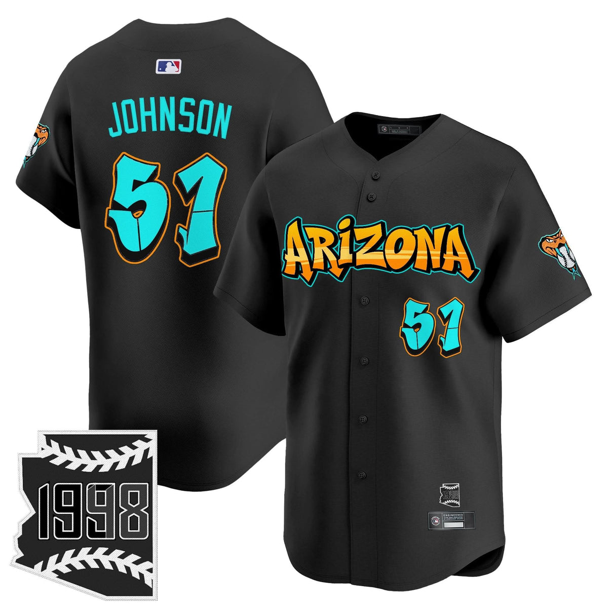 Arizona Diamondbacks 'Graffiti Desert Ink Edition' Vapor Premier Limited Jersey - Stitched