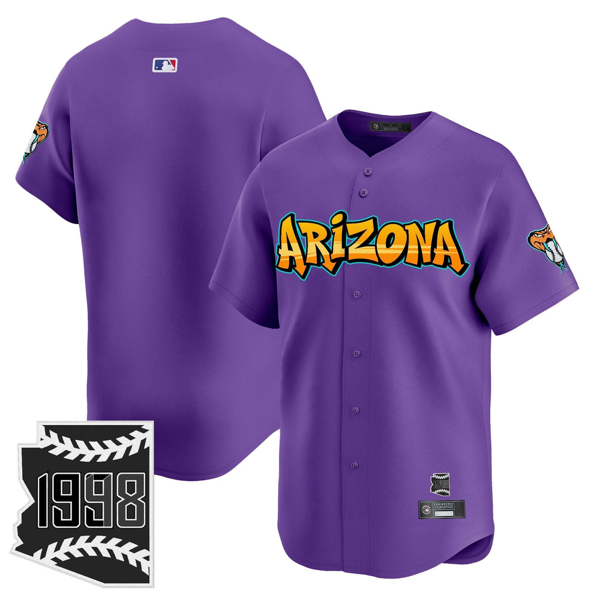 Arizona Diamondbacks 'Graffiti Desert Ink Edition' Vapor Premier Limited Jersey - Stitched