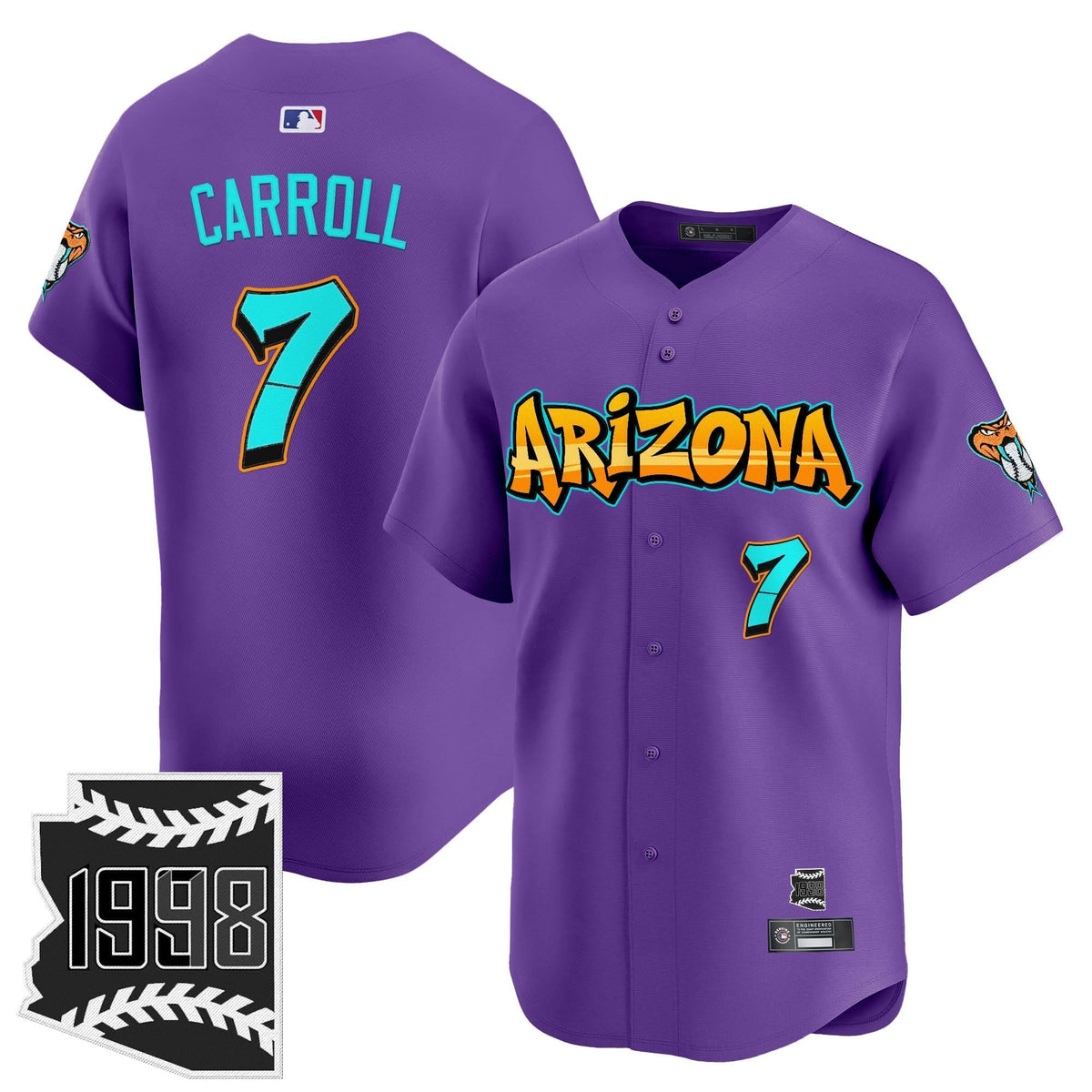 Arizona Diamondbacks 'Graffiti Desert Ink Edition' Vapor Premier Limited Jersey - Stitched