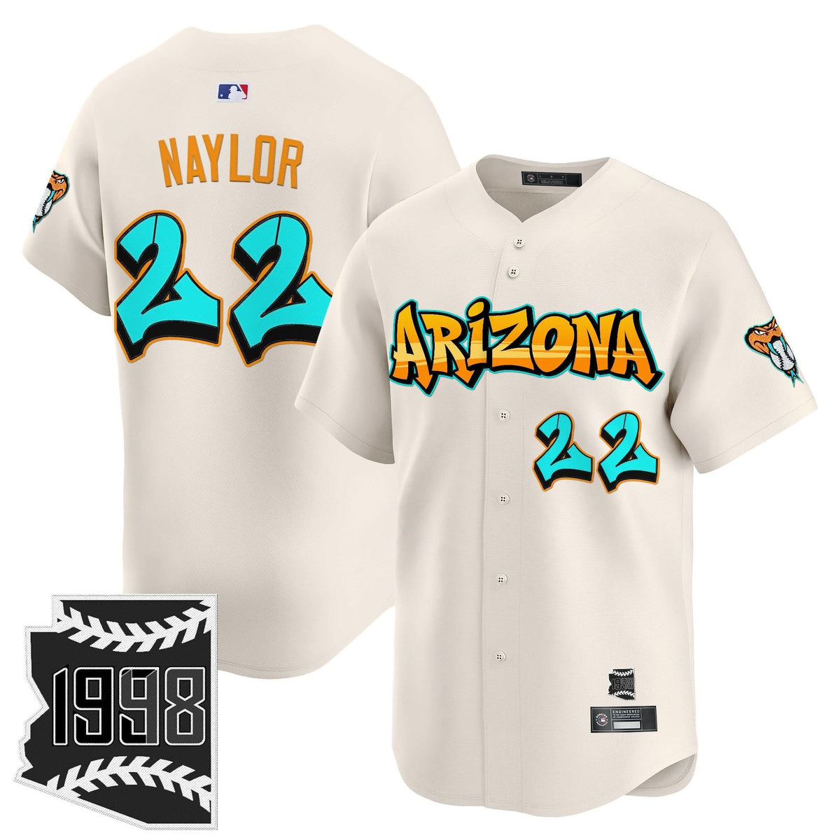 Arizona Diamondbacks 'Graffiti Desert Ink Edition' Vapor Premier Limited Jersey - Stitched