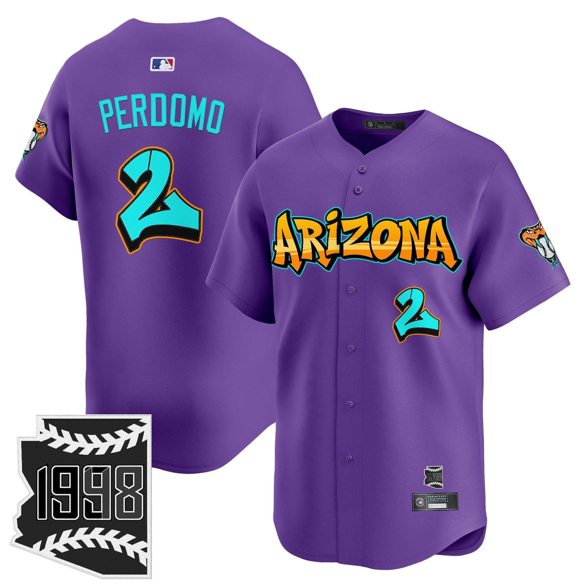 Arizona Diamondbacks 'Graffiti Desert Ink Edition' Vapor Premier Limited Jersey - Stitched