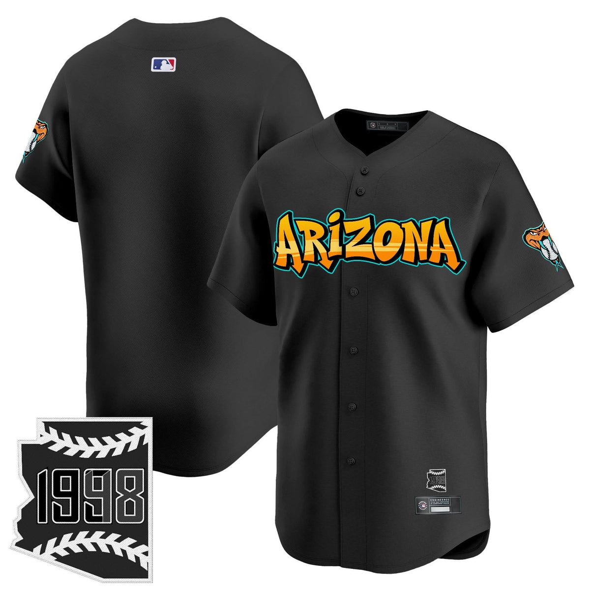 Arizona Diamondbacks 'Graffiti Desert Ink Edition' Vapor Premier Limited Jersey - Stitched