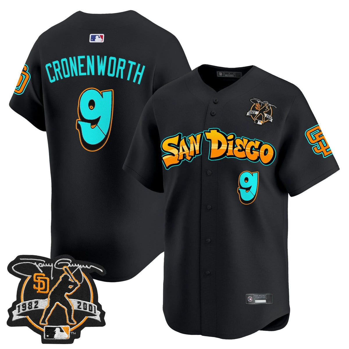 San Diego Padres 'Graffiti Barrio Edition' Vapor Premier Limited Jersey - Stitched