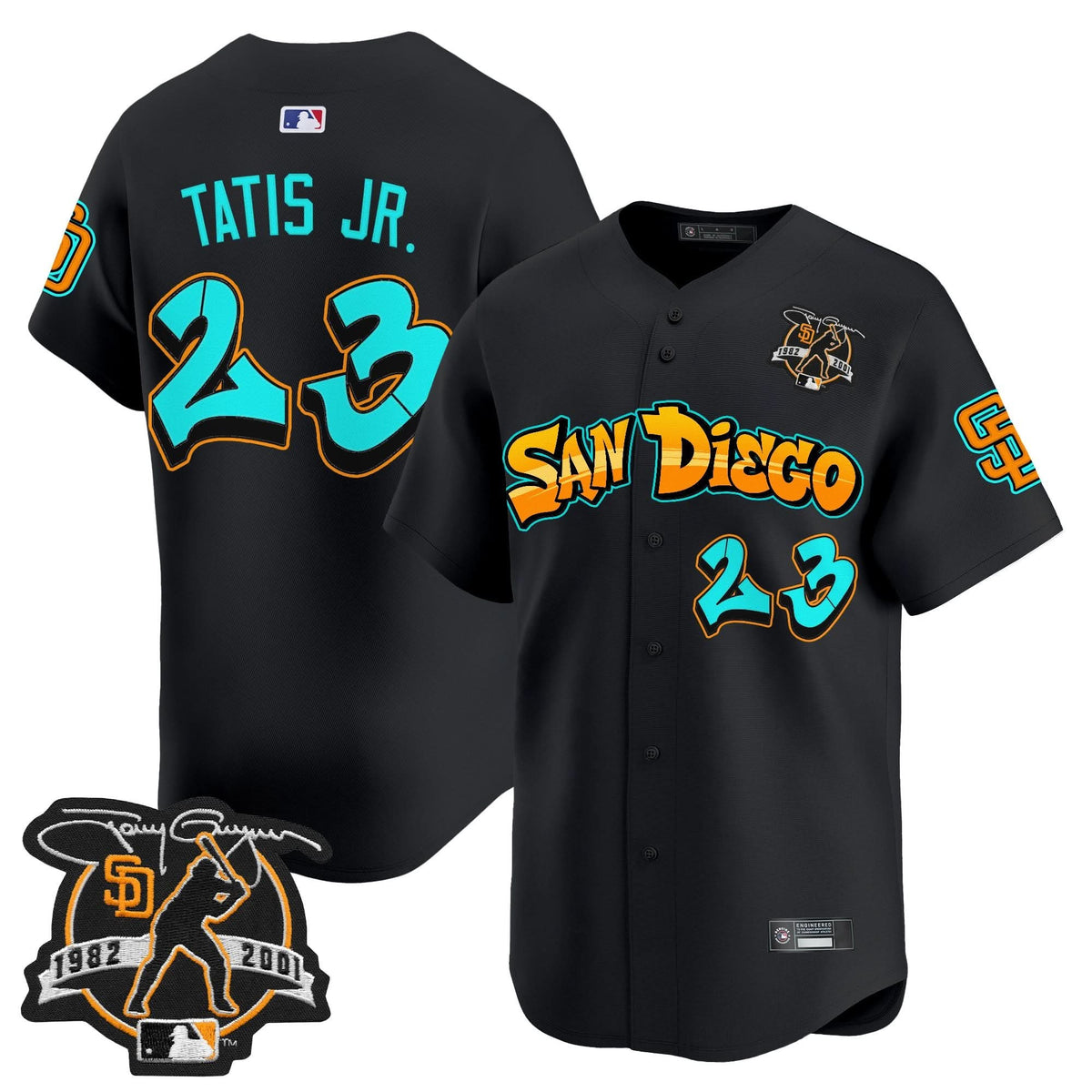 San Diego Padres 'Graffiti Barrio Edition' Vapor Premier Limited Jersey - Stitched