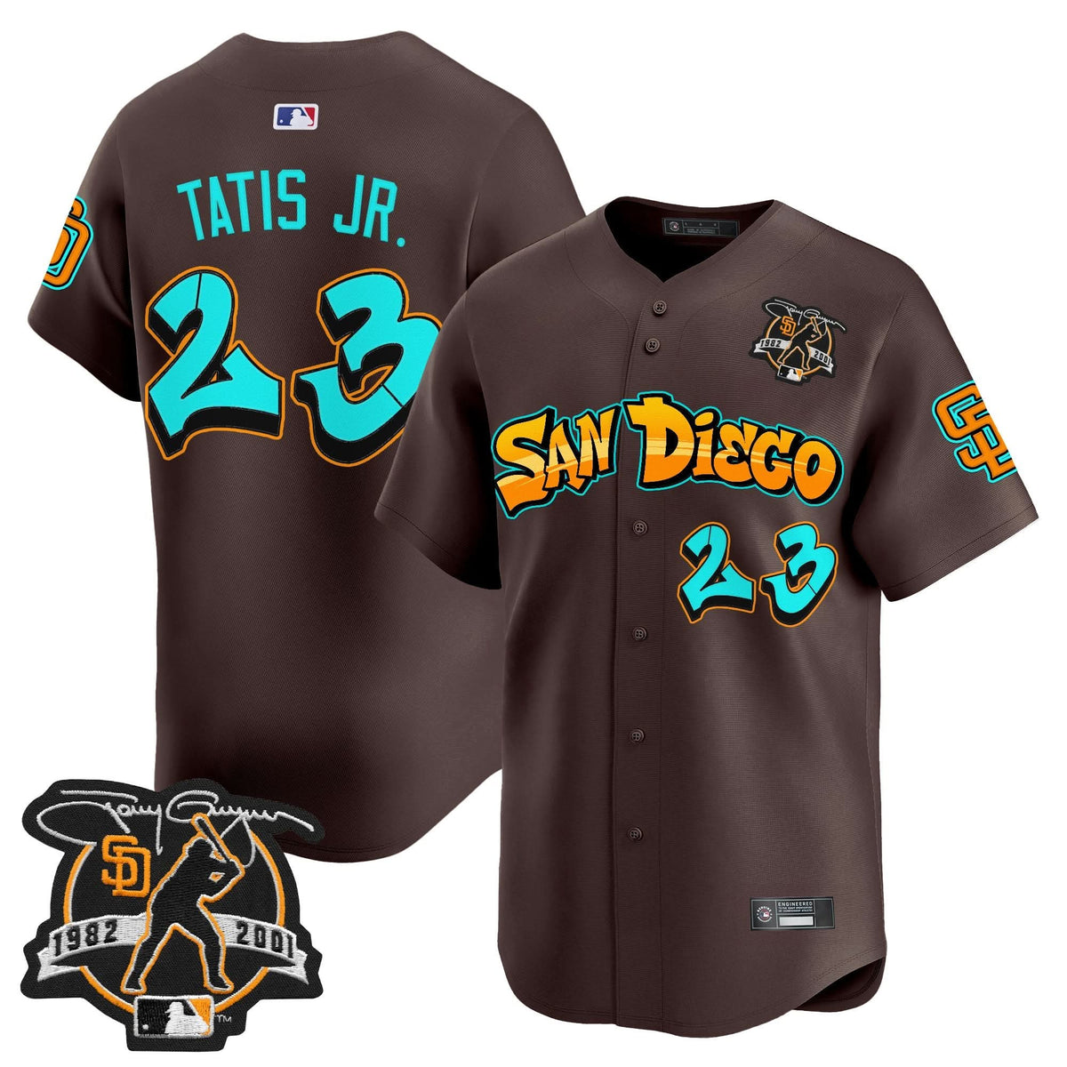 San Diego Padres 'Graffiti Barrio Edition' Vapor Premier Limited Jersey - Stitched