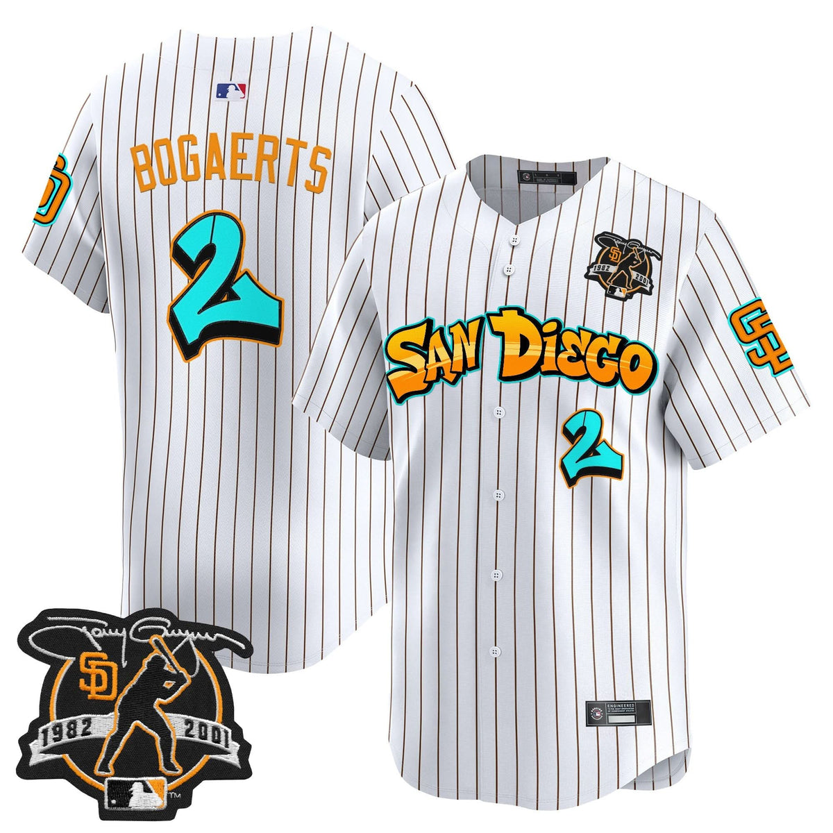 San Diego Padres 'Graffiti Barrio Edition' Vapor Premier Limited Jersey - Stitched