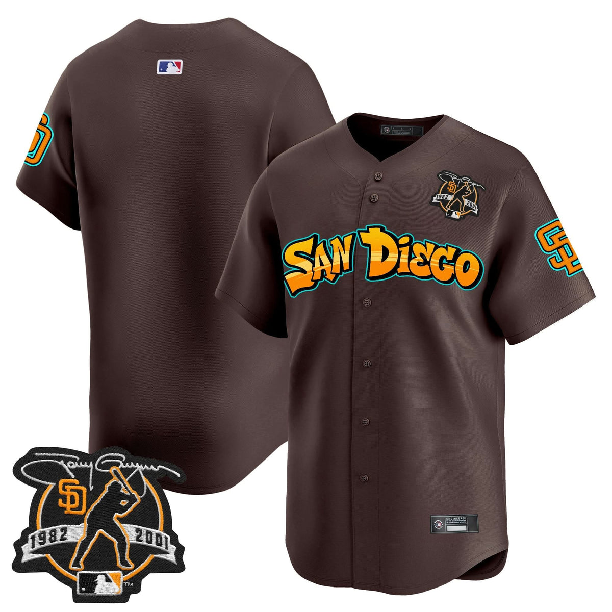 San Diego Padres 'Graffiti Barrio Edition' Vapor Premier Limited Jersey - Stitched
