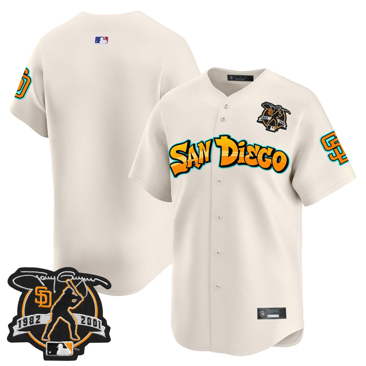 San Diego Padres 'Graffiti Barrio Edition' Vapor Premier Limited Jersey - Stitched