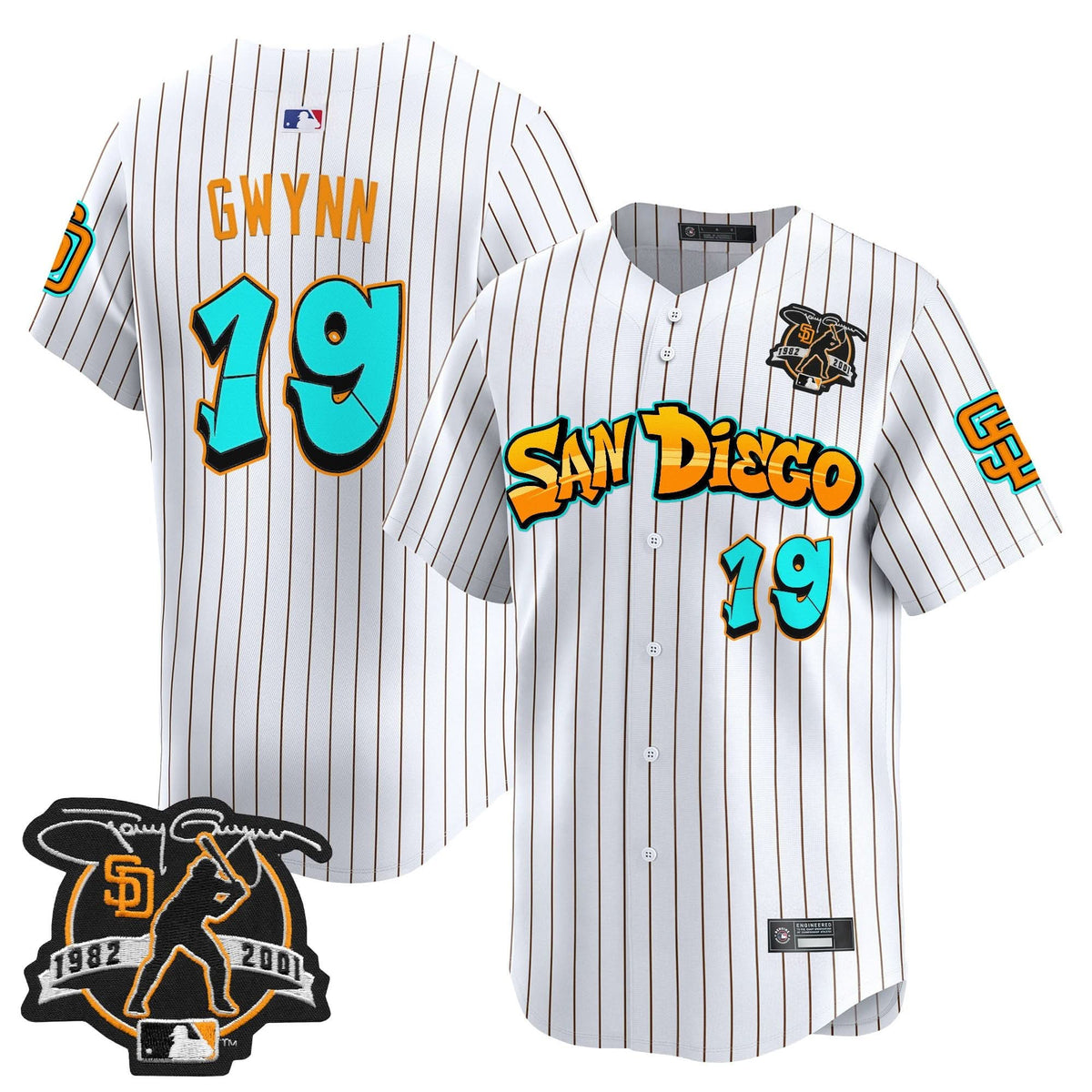 San Diego Padres 'Graffiti Barrio Edition' Vapor Premier Limited Jersey - Stitched