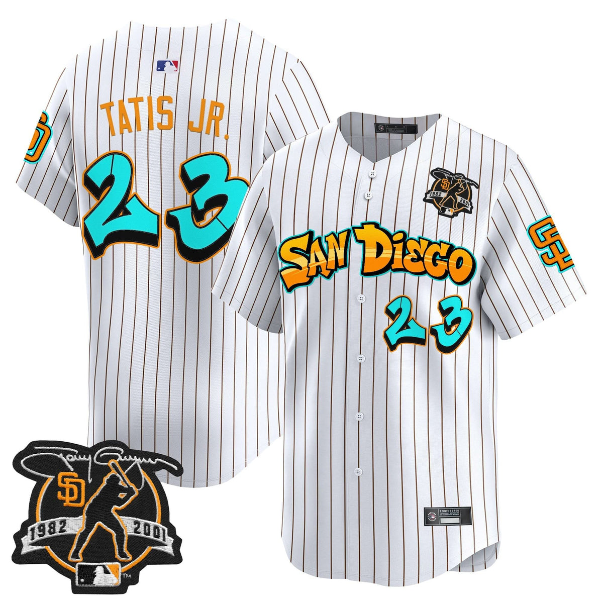 San Diego Padres 'Graffiti Barrio Edition' Vapor Premier Limited Jersey - Stitched