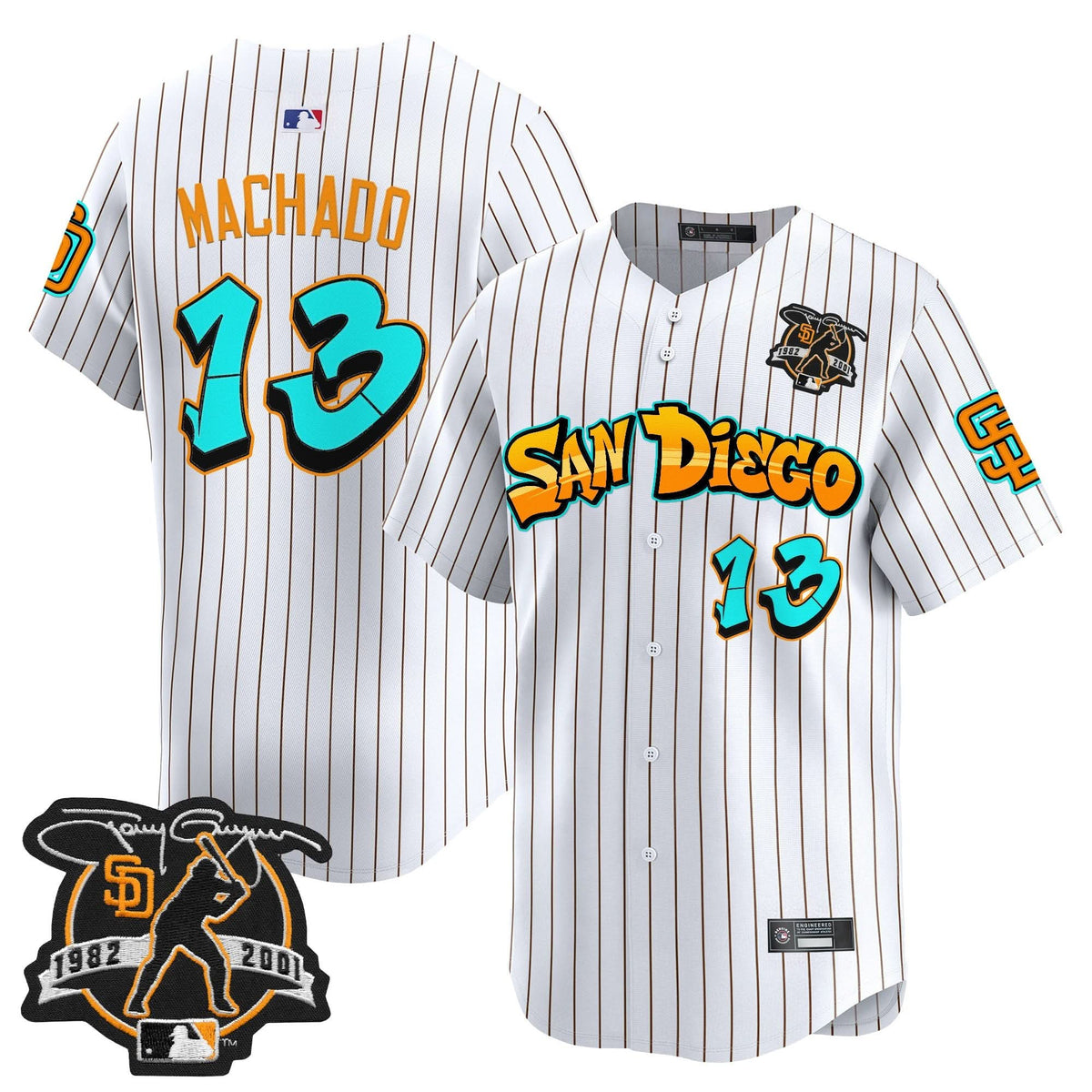 San Diego Padres 'Graffiti Barrio Edition' Vapor Premier Limited Jersey - Stitched