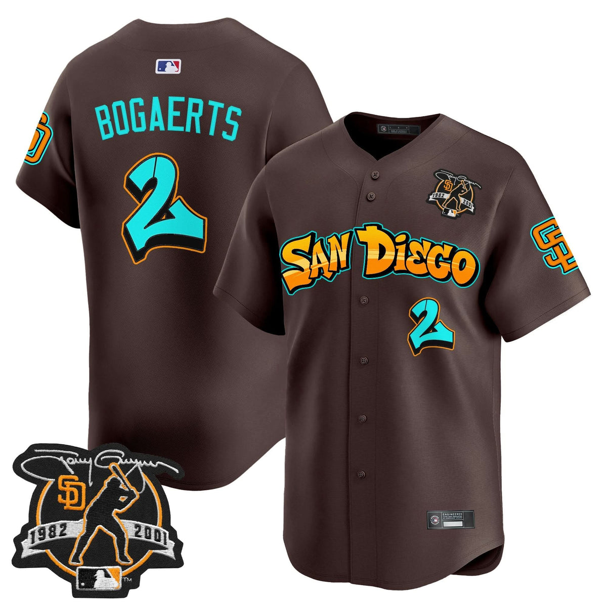 San Diego Padres 'Graffiti Barrio Edition' Vapor Premier Limited Jersey - Stitched