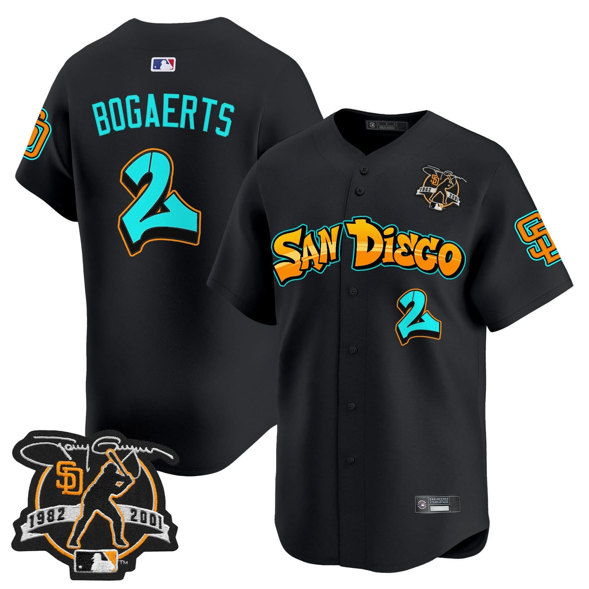 San Diego Padres 'Graffiti Barrio Edition' Vapor Premier Limited Jersey - Stitched