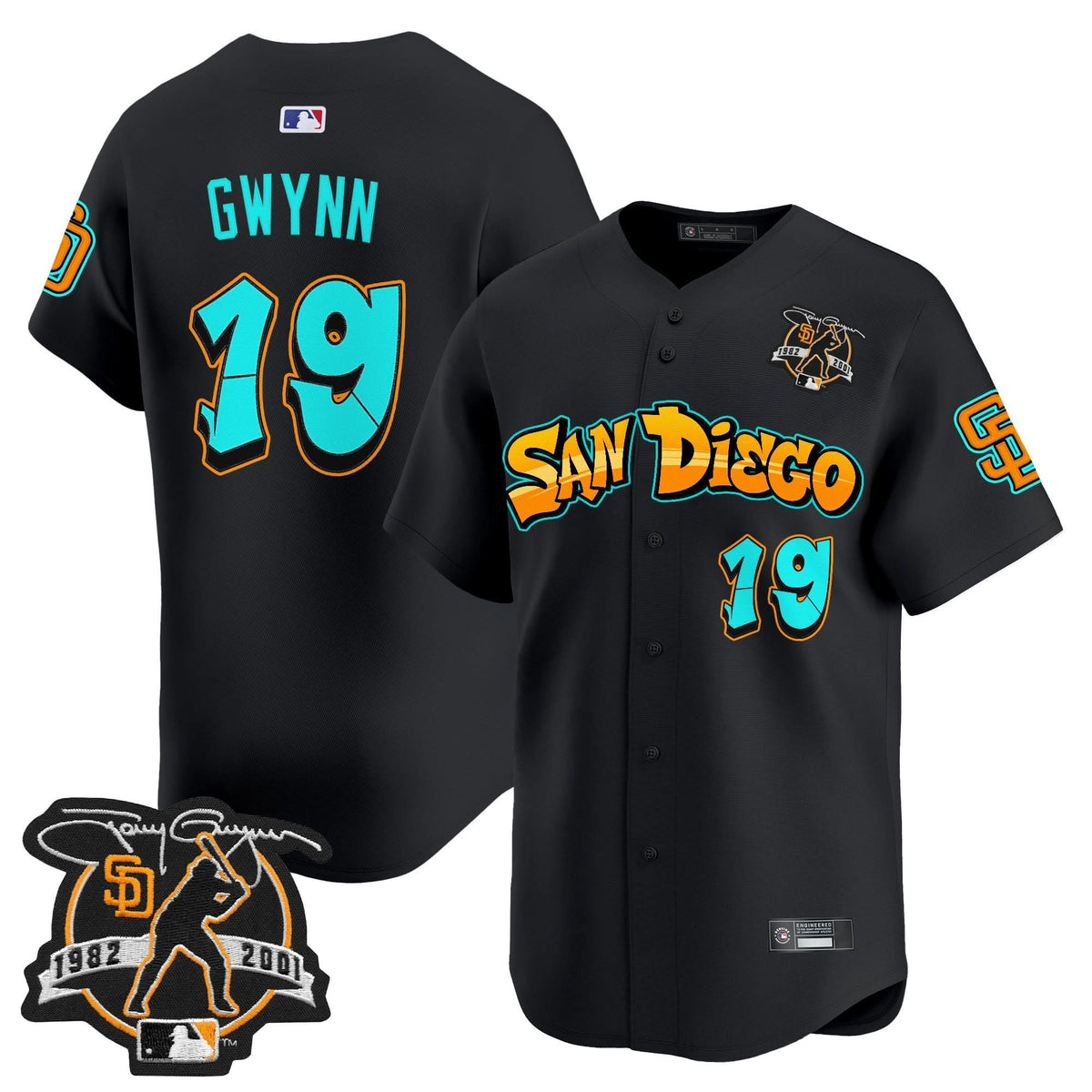 San Diego Padres 'Graffiti Barrio Edition' Vapor Premier Limited Jersey - Stitched
