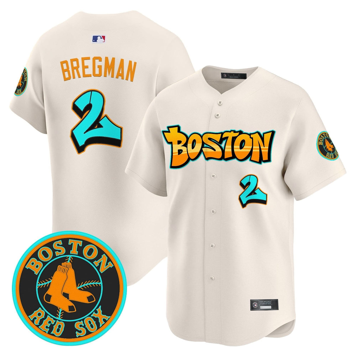 Boston Red Sox 'Graffiti Streetstyle Edition' Vapor Premier Limited Jersey - Stitched