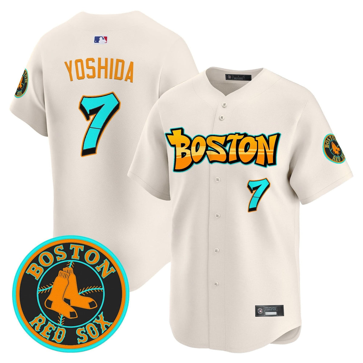 Boston Red Sox 'Graffiti Streetstyle Edition' Vapor Premier Limited Jersey - Stitched