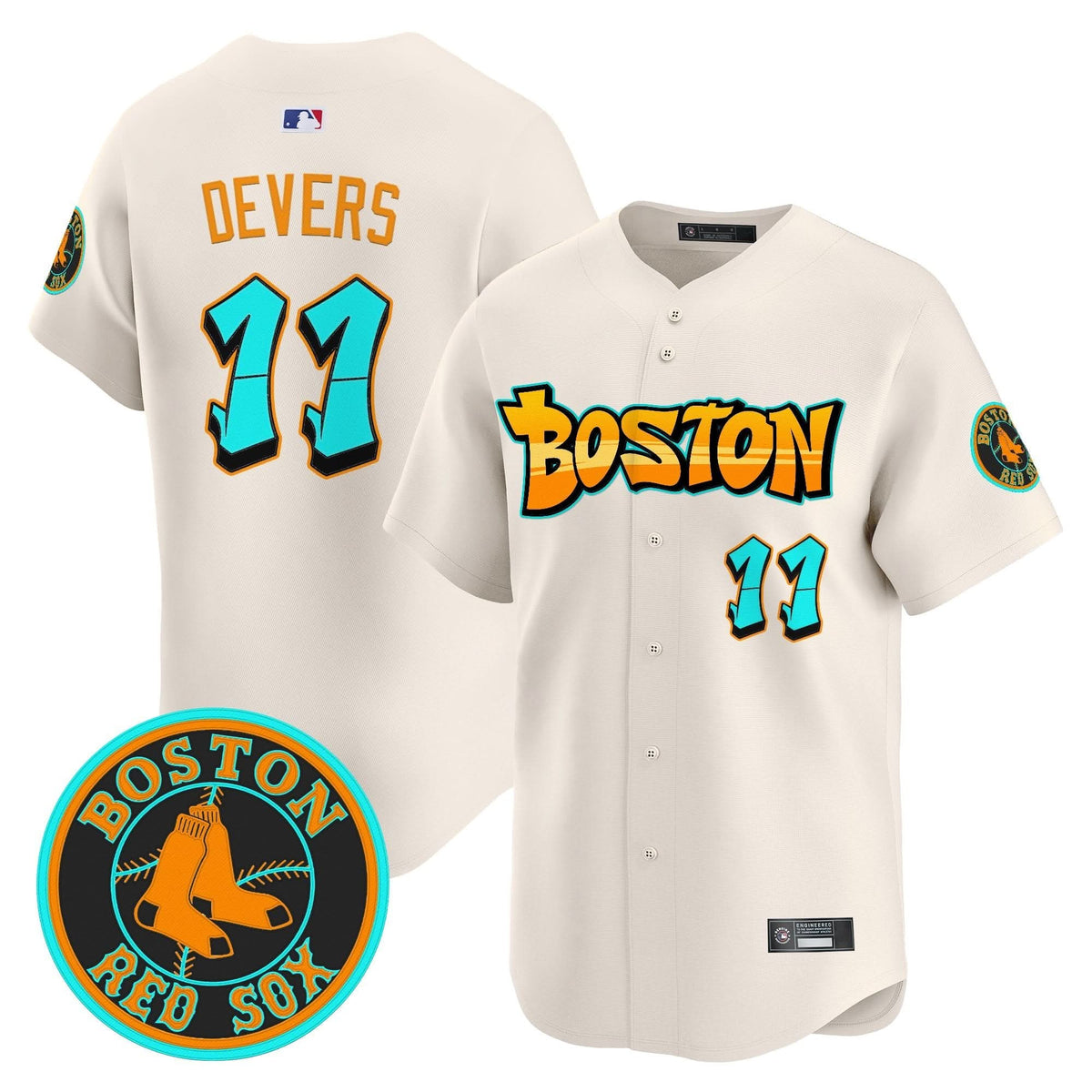 Boston Red Sox 'Graffiti Streetstyle Edition' Vapor Premier Limited Jersey - Stitched