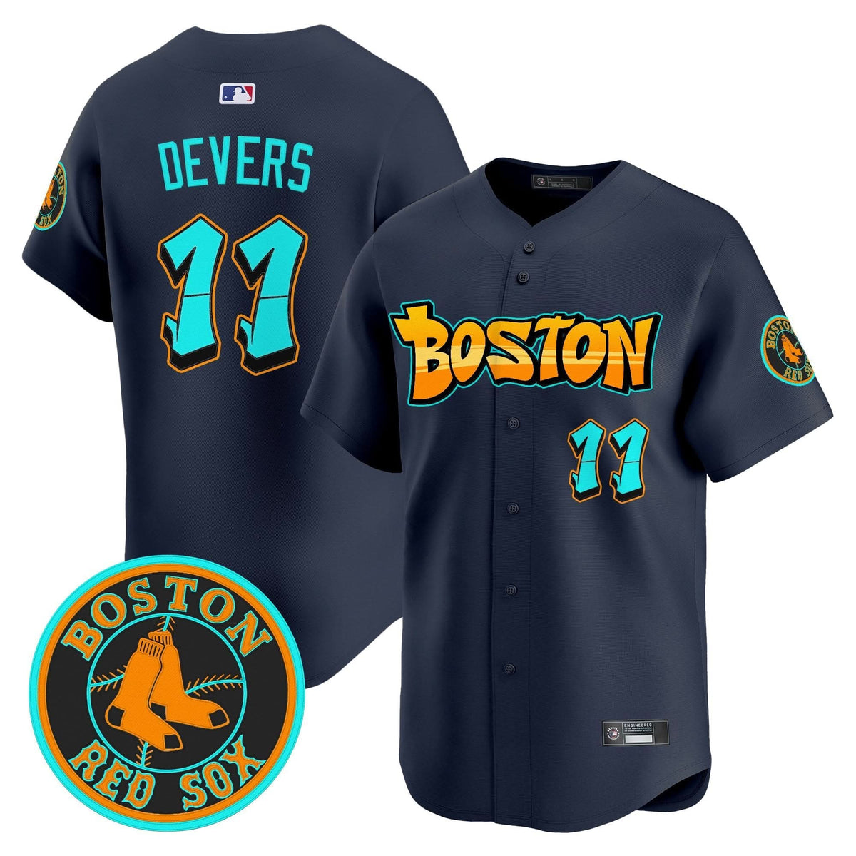 Boston Red Sox 'Graffiti Streetstyle Edition' Vapor Premier Limited Jersey - Stitched