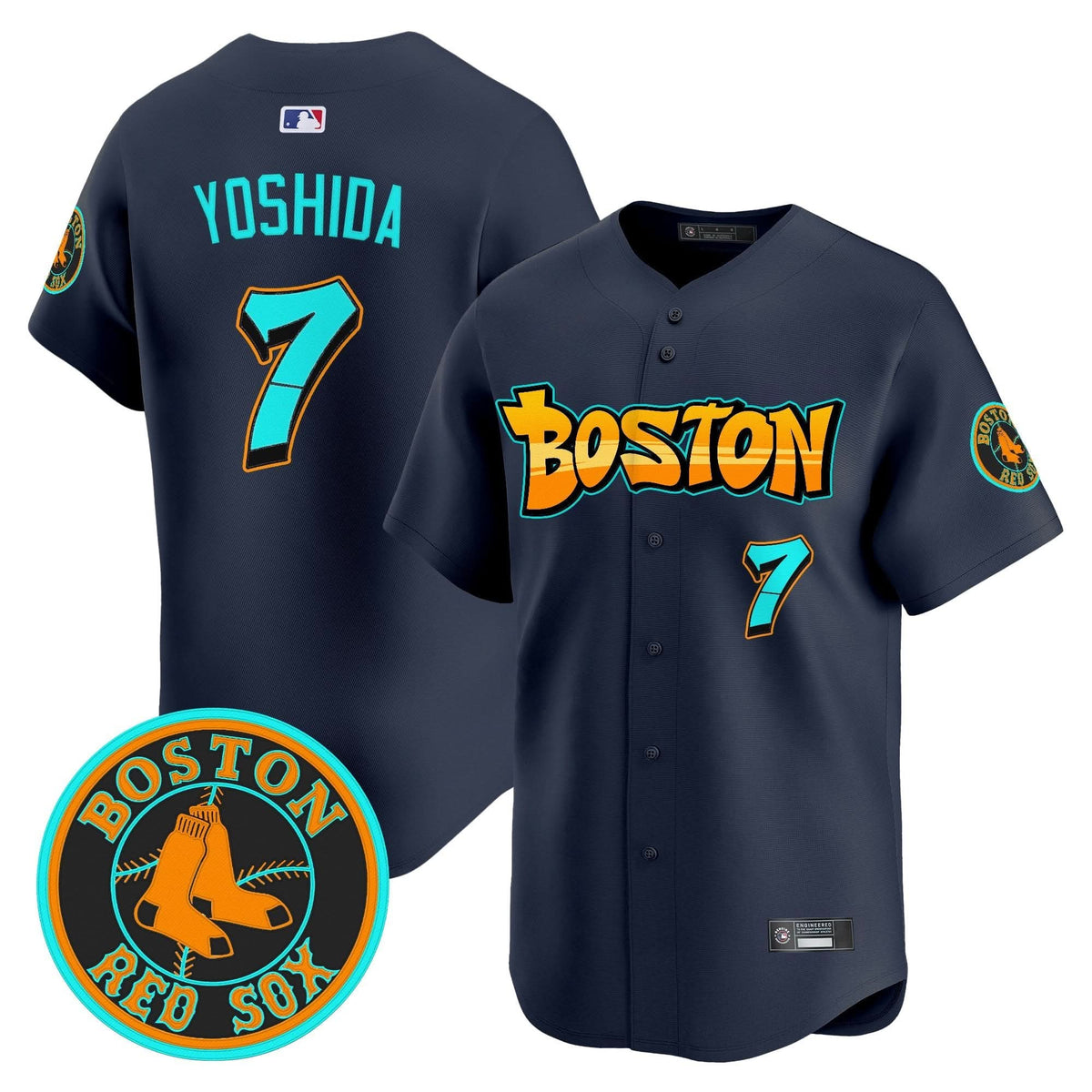 Boston Red Sox 'Graffiti Streetstyle Edition' Vapor Premier Limited Jersey - Stitched