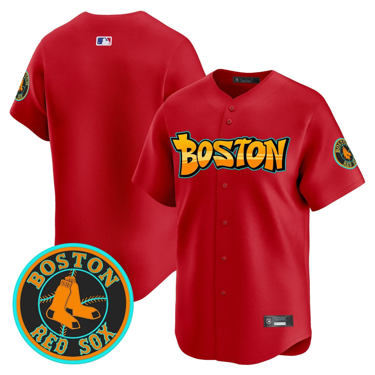 Boston Red Sox 'Graffiti Streetstyle Edition' Vapor Premier Limited Jersey - Stitched