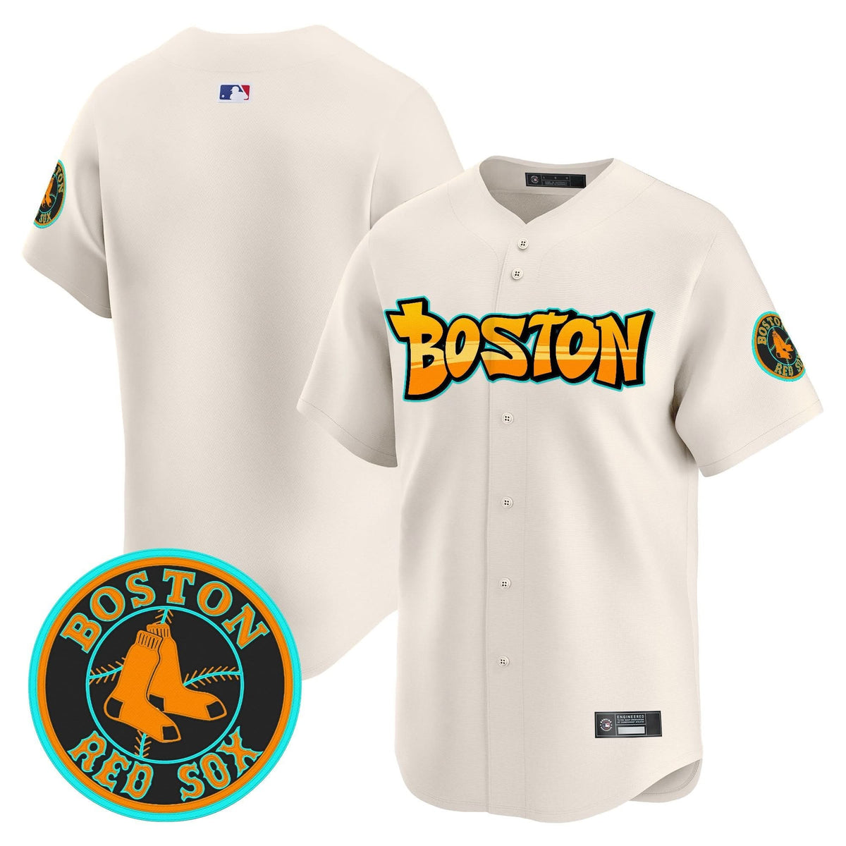 Boston Red Sox 'Graffiti Streetstyle Edition' Vapor Premier Limited Jersey - Stitched