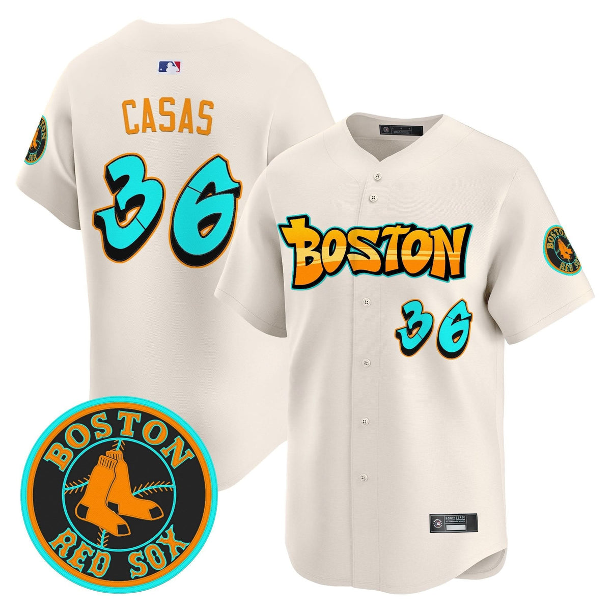 Boston Red Sox 'Graffiti Streetstyle Edition' Vapor Premier Limited Jersey - Stitched