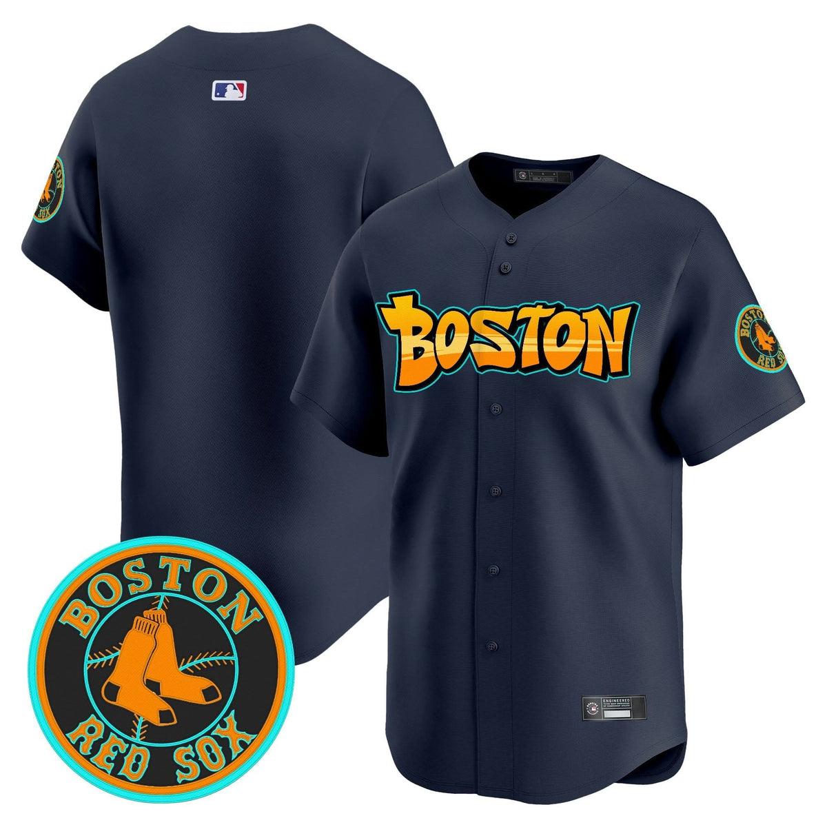 Boston Red Sox 'Graffiti Streetstyle Edition' Vapor Premier Limited Jersey - Stitched