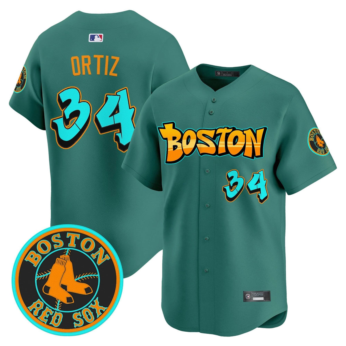 Boston Red Sox 'Graffiti Streetstyle Edition' Vapor Premier Limited Jersey - Stitched