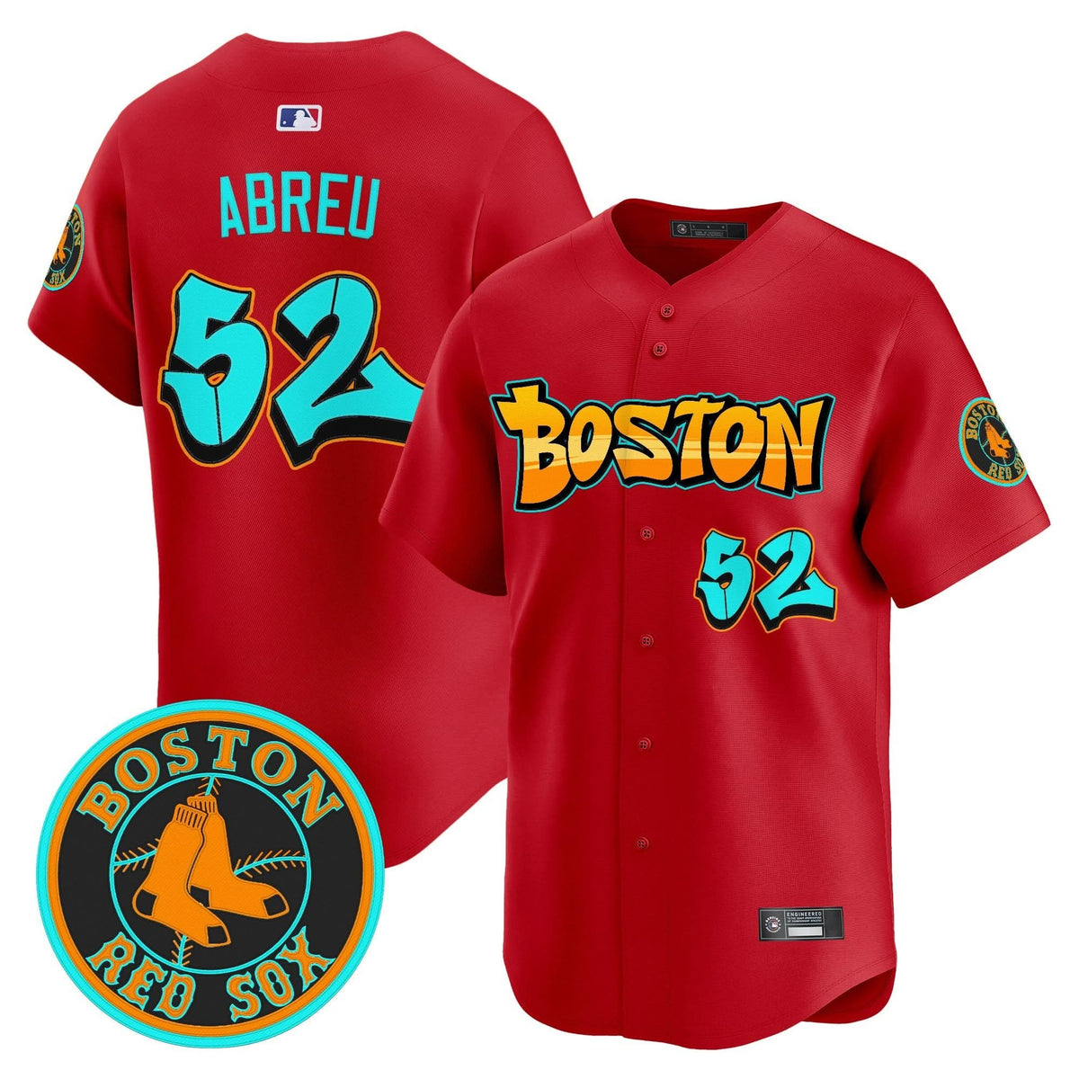 Boston Red Sox 'Graffiti Streetstyle Edition' Vapor Premier Limited Jersey - Stitched
