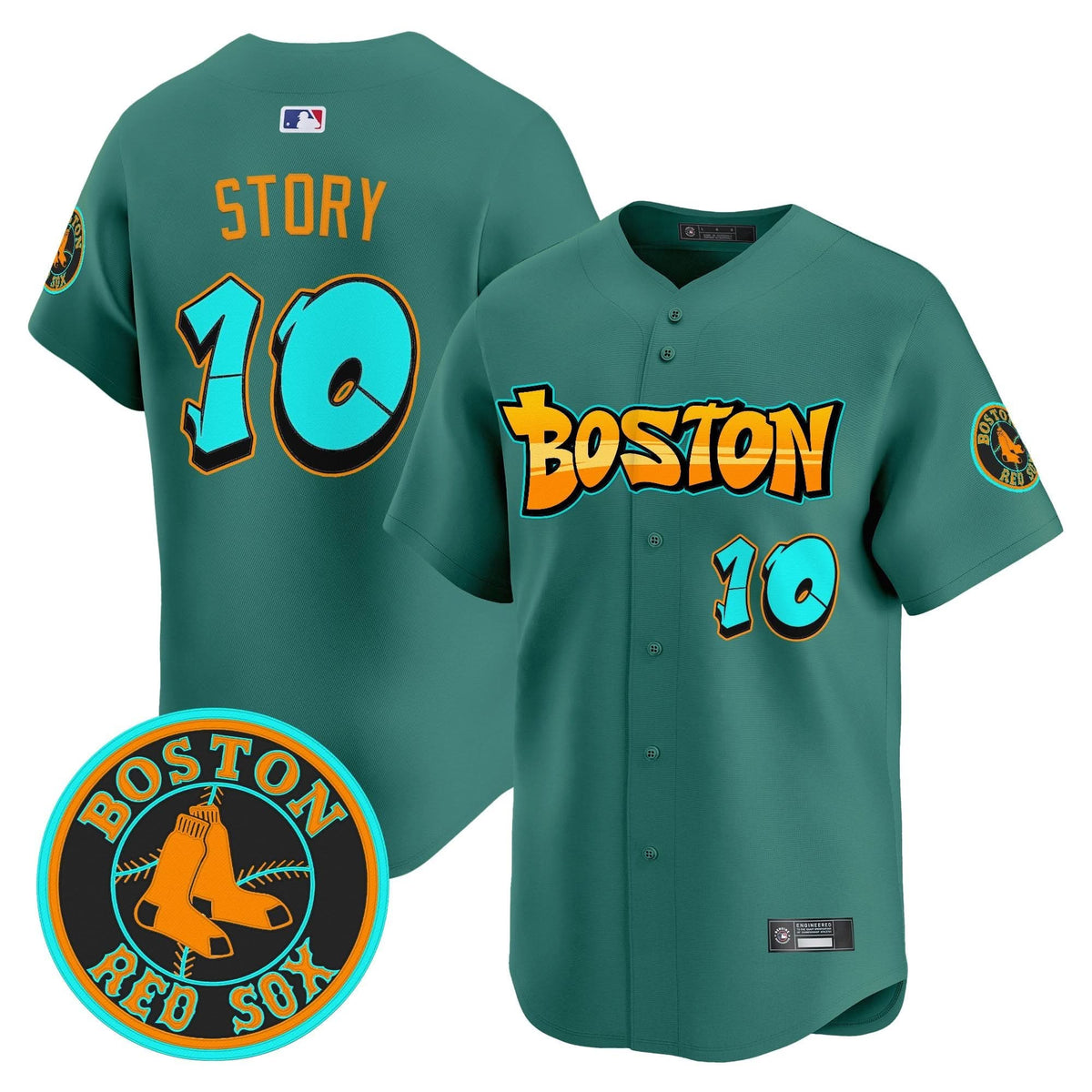 Boston Red Sox 'Graffiti Streetstyle Edition' Vapor Premier Limited Jersey - Stitched