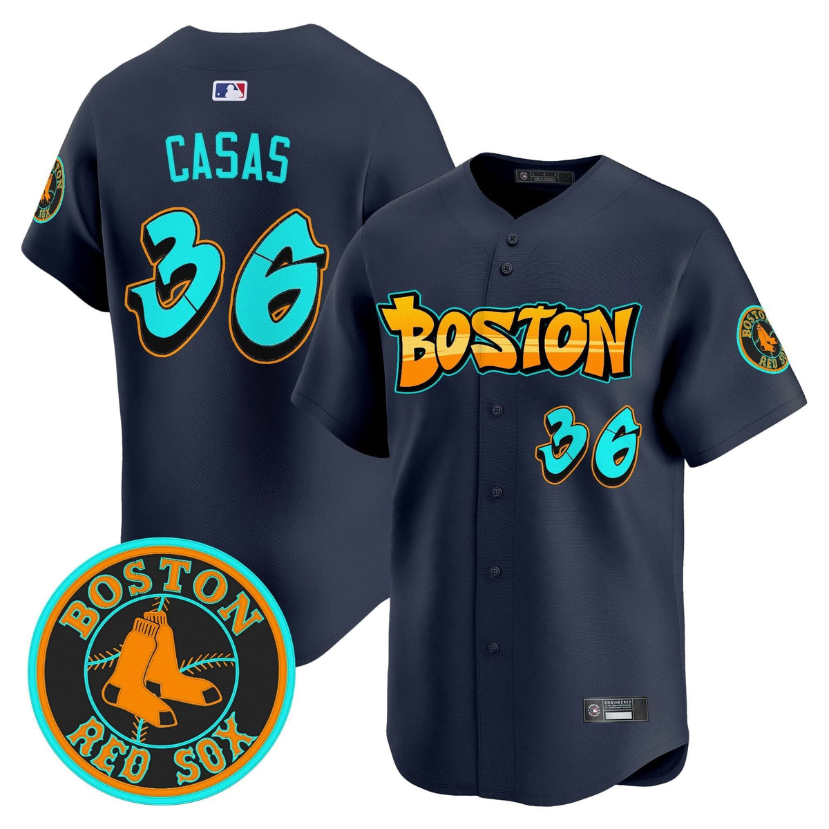 Boston Red Sox 'Graffiti Streetstyle Edition' Vapor Premier Limited Jersey - Stitched