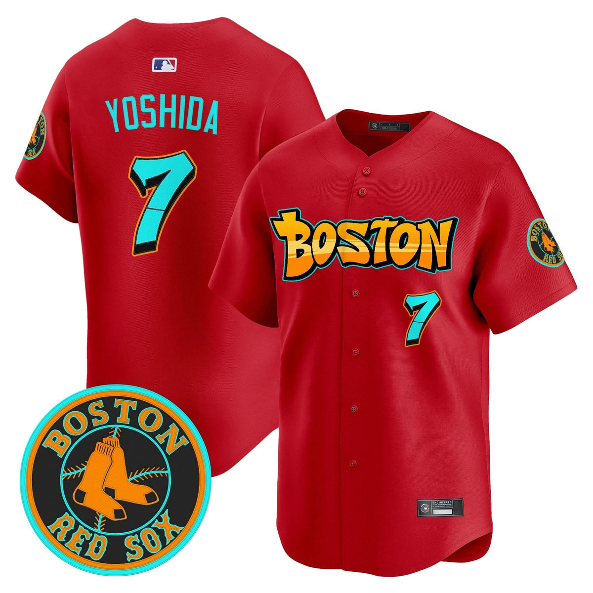 Boston Red Sox 'Graffiti Streetstyle Edition' Vapor Premier Limited Jersey - Stitched