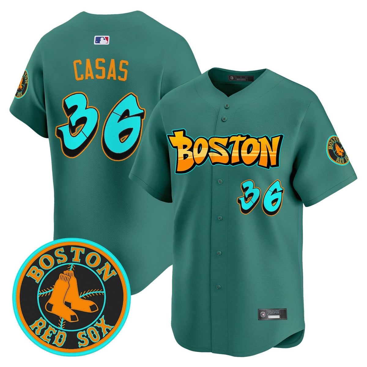 Boston Red Sox 'Graffiti Streetstyle Edition' Vapor Premier Limited Jersey - Stitched
