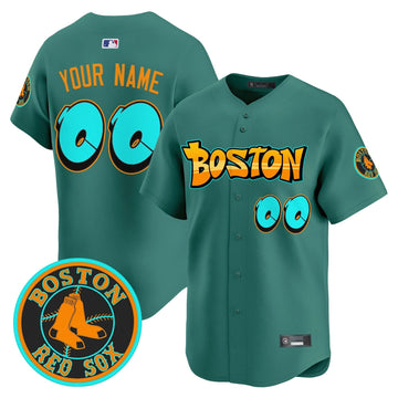 Boston Red Sox 'Graffiti Streetstyle Edition' Vapor Premier Limited Custom Jersey - Stitched-Cuztomshoes