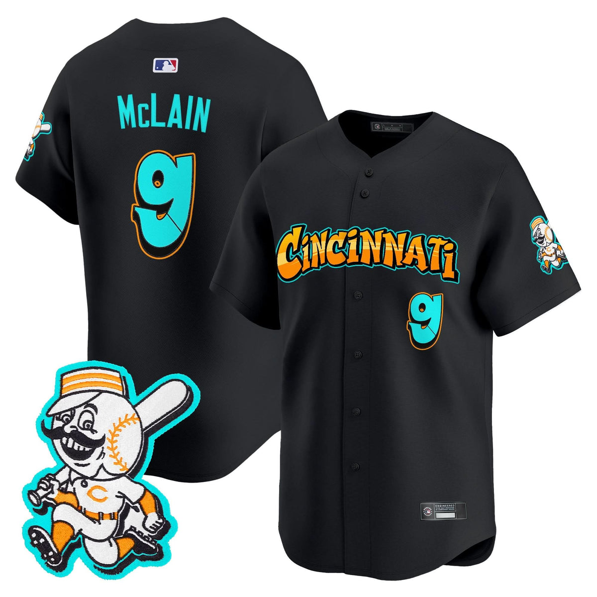 Cincinnati Reds 'Graffiti Queen City Edition' Vapor Premier Limited Jersey - Stitched