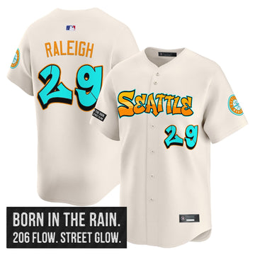 Seattle Mariners 'Graffiti Emerald Drop Edition' Vapor Premier Limited Jersey - Stitched