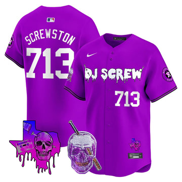 Houston Astros DJ Screw Vapor Premier Limited Jersey - Stitched-Cuztomshoes