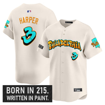 Philadelphia Phillies 'Graffiti Broad Street Edition 'Vapor Premier Limited Jersey V2 - Stitched