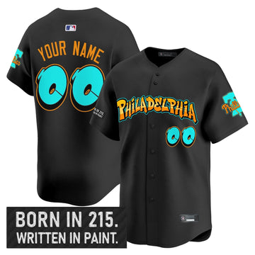 Philadelphia Phillies 'Graffiti Broad Street Edition 'Vapor Premier Limited Custom Jersey V2 - Stitched